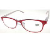 Berkeley Čítacie dioptrické okuliare +2,0 plast červené 1 kus MC2136