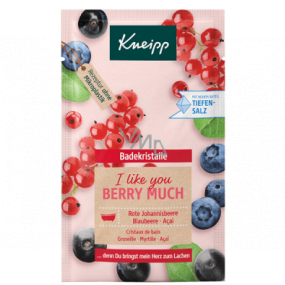 Kneipp I like you Berry Much soľ do kúpeľa 60 g