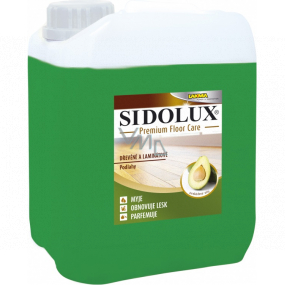Sidolux Premium Floor Care Špeciálny čistiaci prostriedok na drevené a laminátové podlahy s avokádovým olejom 5 l