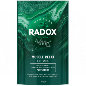 Radox Muscle Relax soľ do kúpeľa 900 g