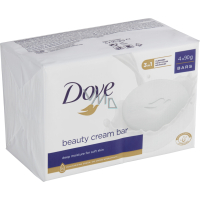 Dove tuhé mydlo Original Beauty Cream Bar, 4× 90 g