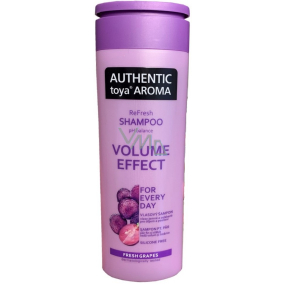Authentic Toya Aroma Volume Effect Hroznové víno šampon na jemné a oslabené vlasy 400 ml