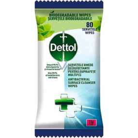 Dettol Original antibakteriálne utierky na povrchy 80 kusov