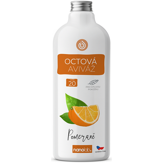 Nanolab Orange pravý octový zmäkčovač tkanín 20 dávok 1 l