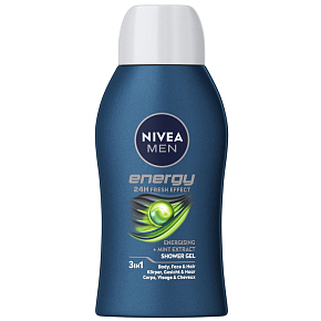 Sprchový gel pre mužov 3v1 Fresh Energy mini, 50 ml Sprchový gel pre mužov 3v1 Fresh Energy mini, 50 ml