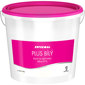 Supermal Plus biely pre vnútorné nátery, 25 kg