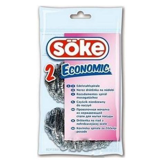 Söke 2 Economic nerezová drôtenka na riad 2 kusy