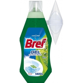 Bref Fresh Pearls Pine gélový WC blok záves 360 ml