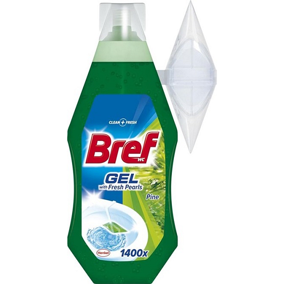 Bref Fresh Pearls Pine gélový WC blok záves 360 ml