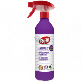 Real Antikalk aktívna pena extra silný čistiaci prostriedok na hrdzu, vodný kameň, mydlové usadeniny a iné nečistoty rozprašovač 550 g