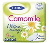 Hygienické vložky Carine Ultra Wings Camomile 9 kusov