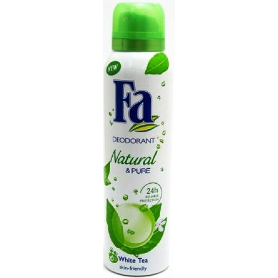 Fa Natural & Pure Biely čaj dezodorant sprej pre ženy 150 ml