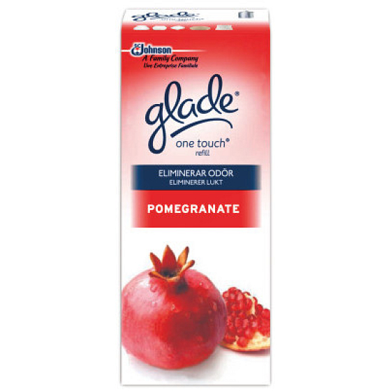 Glade One Touch Granátové jablko a brusnice náhradná náplň do mini spreje 10 ml