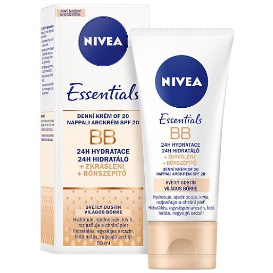 Nivea Essentials denný BB krém OF15, svetlý odtieň 50 ml