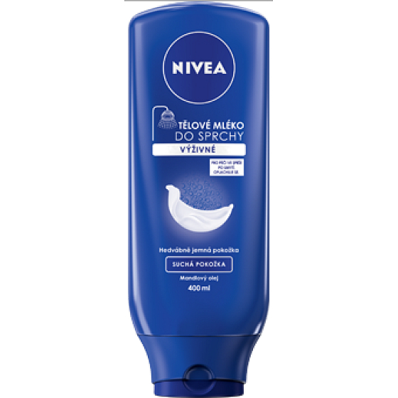 Nivea Nourishing Výživné telové mlieko do sprchy 250 ml