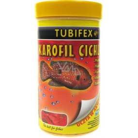 Tubifex Karofil Cichlid vločkové krmivo pre ryby Cichlidy 40 g