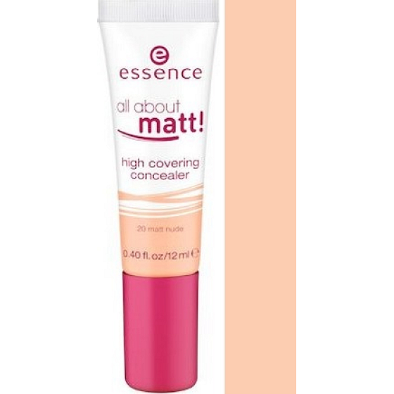 Essence All About Matt! High Covering Concealer korektor 20 Matt Nude 12 ml
