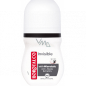 Borotalco Invisible guľôčkový antiperspirant dezodorant proti žltým škvrnám roll-on unisex 50 ml
