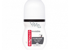 Borotalco Invisible guľôčkový antiperspirant dezodorant proti žltým škvrnám roll-on unisex 50 ml