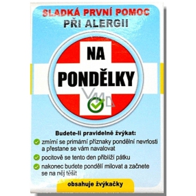 Nekupto Sladká prvá pomoc, Ovocné žuvačky pri alergii Na pondelky 10 kusov