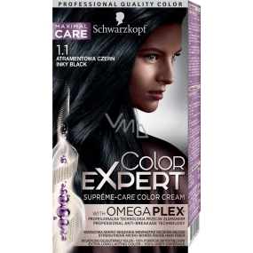 Schwarzkopf Color Expert farba na vlasy 1.1 Atramentové čierny