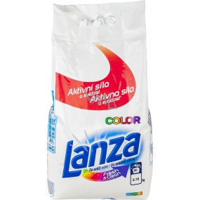 Lanza Fresh & Clean Color prací prášok na farebnú bielizeň 90 dávok 6,75 kg