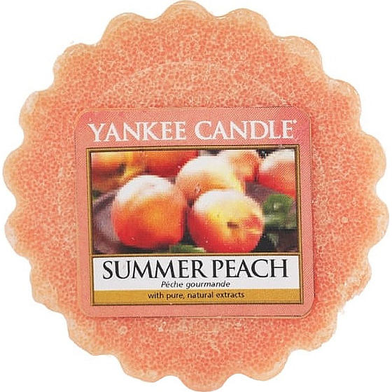 Yankee Candle Summer Peach - Letný broskyňa vonný vosk do aromalampy 22 g