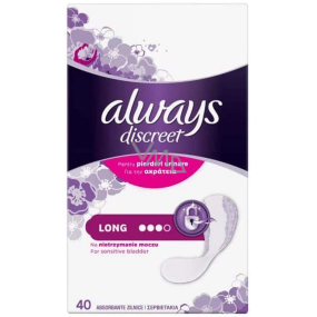 Always Discreet Long inkontinenčné slipové intímne vložky 40 kusov