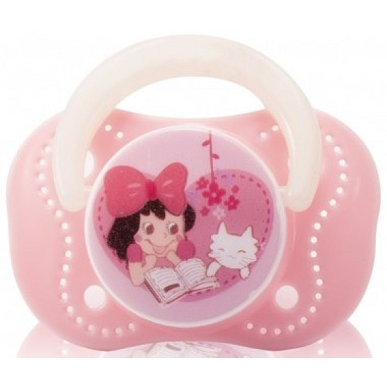 Baby Farlin Chu Chu Cherry Pacifier silikónový cumlík 0+ mesiacov ružový