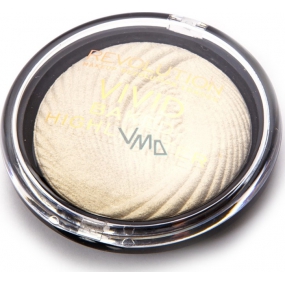 Makeup Revolution Vivid Baked Highlighter rozjasňovač Golden Lights 7,5 g