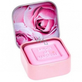Esprit Provence Ruže Marseillské toaletné mydlo v plechu 25 g