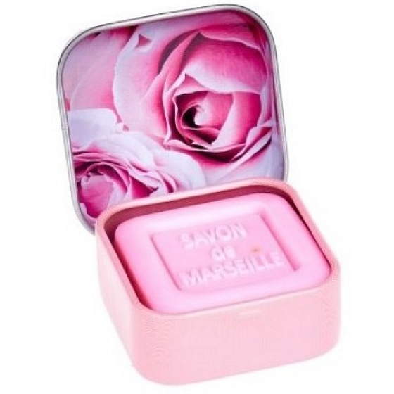 Esprit Provence Ruže Marseillské toaletné mydlo v plechu 25 g