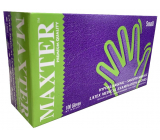 Maxter Rukavice hygienické jednorazové latexové hypoalergénne púdrované, veľkosť S, box 100 kusov