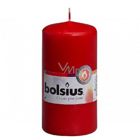 Bolsius Candle červený valec 60 x 120 mm