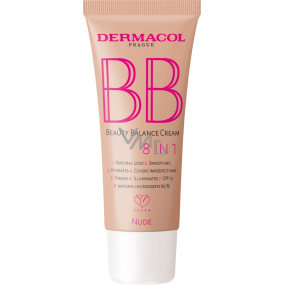 Dermacol BB Beauty Balance Cream 8v1 tónovaný hydratačný krém 02 Nude 30 ml