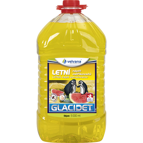 Velvana Glacidet letná zmes do ostřikovačov, 5 l