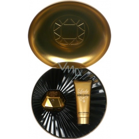 Paco Rabanne Lady Million parfumovaná voda pre ženy 50 ml + telové mlieko 100 ml, darčeková sada