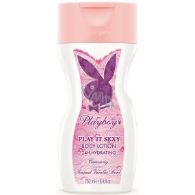 Playboy Play It Sexy telové mlieko pre ženy 250 ml