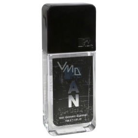 MTV Man parfumovaný deodorant sklo pre mužov 75 ml