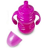 First Steps Sipper Cup 12+ fľašu so násoskou a dvoma ušami pre deti ružová 300 ml