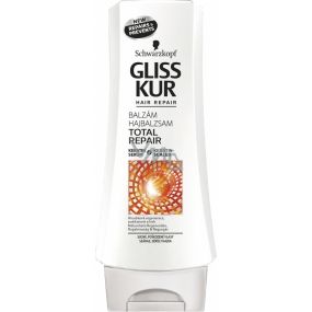 Gliss Kur Total Repair regeneračný balzam na suché, poškodené vlasy 200 ml