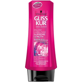 Gliss Kur Supreme Length balzam na dlhé vlasy náchylné k poškodeniu a rozstrapkaným končekom 200 ml