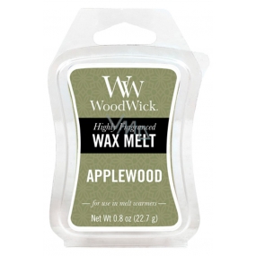Woodwick Applewood - Jabloňové drevo vonný vosk do aromalampy 22.7 g