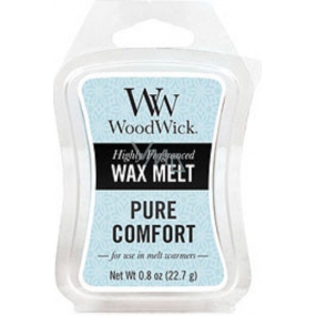 Woodwick Pure Comfort - Čistota a pohodlie vonný vosk do aromalampy 22.7 g