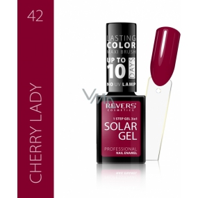 Reverz Solar Gél gélový lak na nechty 42 Cherry Lady 12 ml