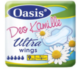 Oasis Ultra Wings Deo Kamille ultra tenké parfumované hygienické vložky s krídelkami 9 kusov