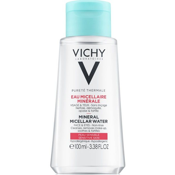 Minerálna micelárna voda Vichy Pureté Thermale na citlivú pleť 100 ml
