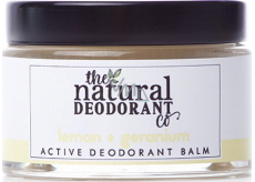 The Natural Deodorant Co. Active Deodorant Balzam Citrón + Geránium Balzam Deodorant 55 g