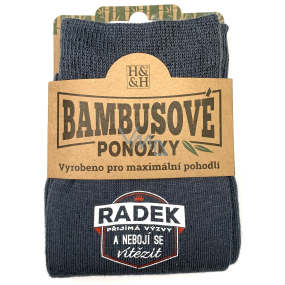 Albi Bambusové ponožky Radek, veľkosť 39 - 46