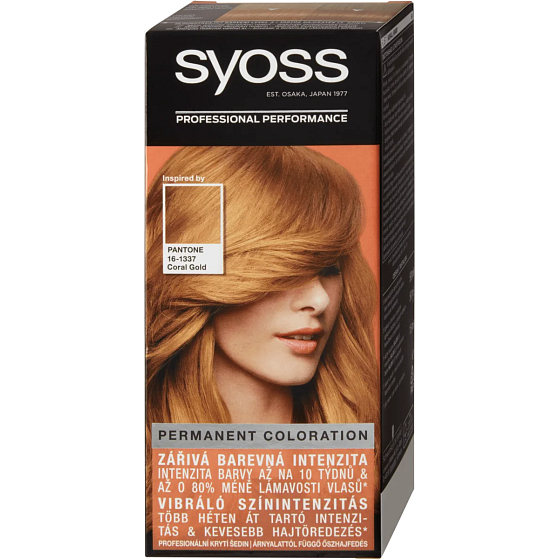 Syoss Profesionálna farba na vlasy 9-67 Coral Gold